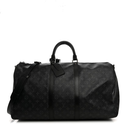 Louis Vuitton Monogram Eclipse Keepall Bandouliere 55 1 of 10
