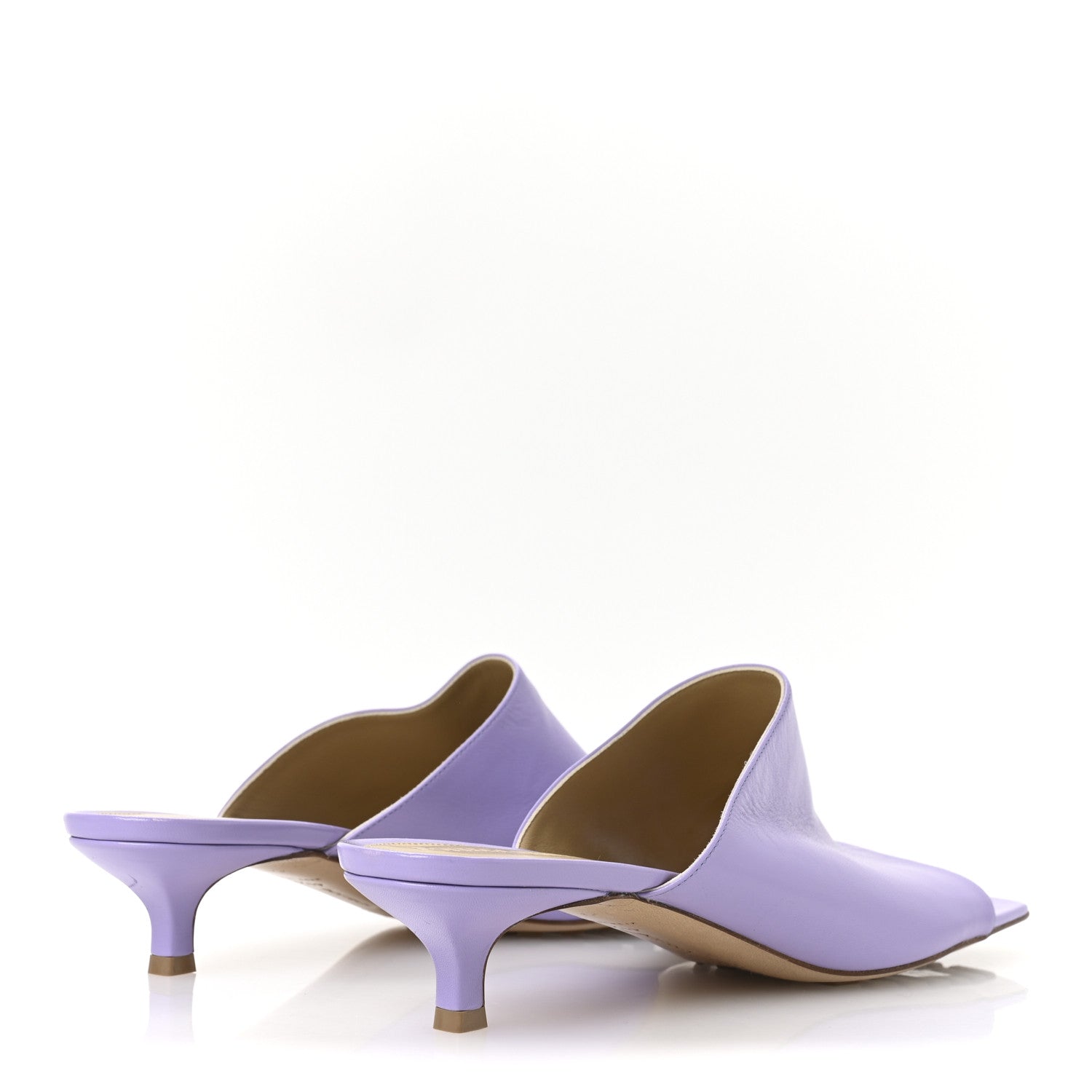 Bottega Veneta Lambskin Stretch Mule 40mm Sandals  41.5 Lavender 5 of 7
