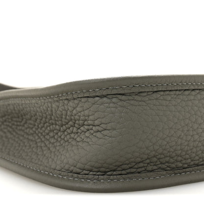 Hermes Taurillon Clemence Evelyne TPM Gris Meyer 8 of 10