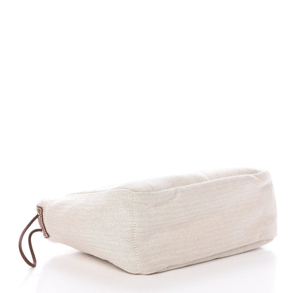 Hermes Canvas Barenia Fourbi 25 MM Pouch Naturel Fauve 4 of 10