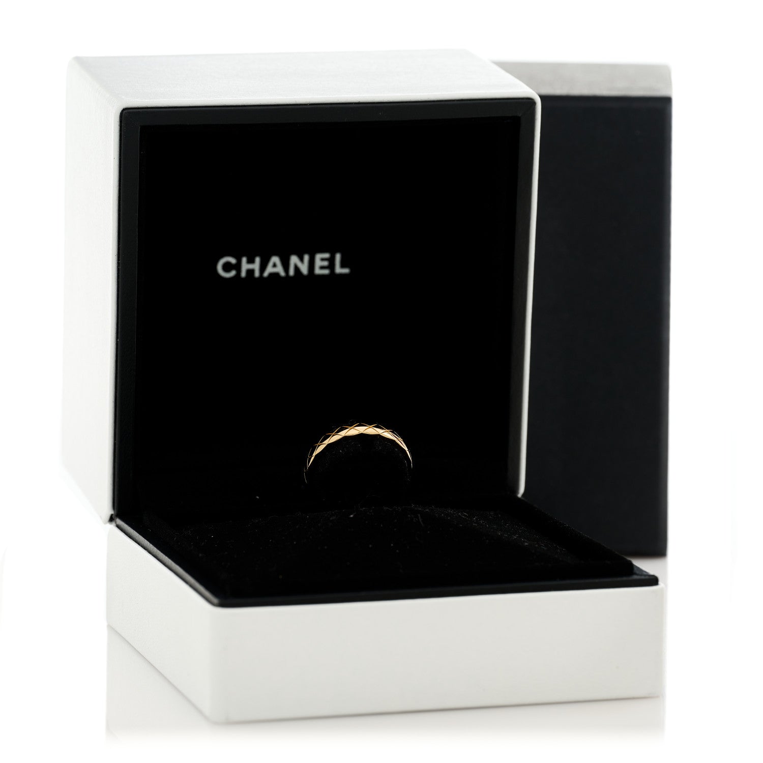 Chanel 18K Yellow Gold Mini Coco Crush Ring 51 5.75 6 of 6
