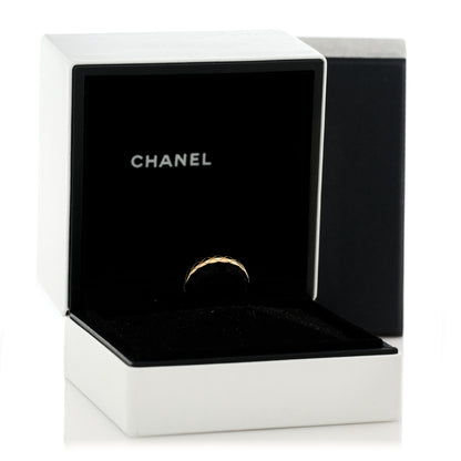 Chanel 18K Yellow Gold Mini Coco Crush Ring 51 5.75 6 of 6