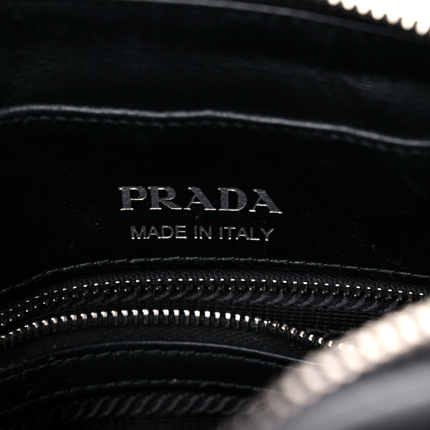 Prada Soft Calfskin Diagramme Crossbody Bag Black 6 of 16