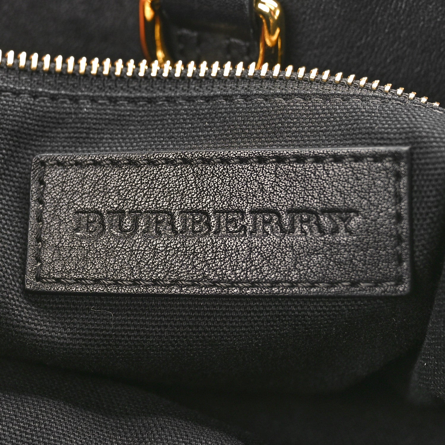 Burberry Canvas Mega Check Studded Medium Ashby Bucket Bag Black 6 of 10