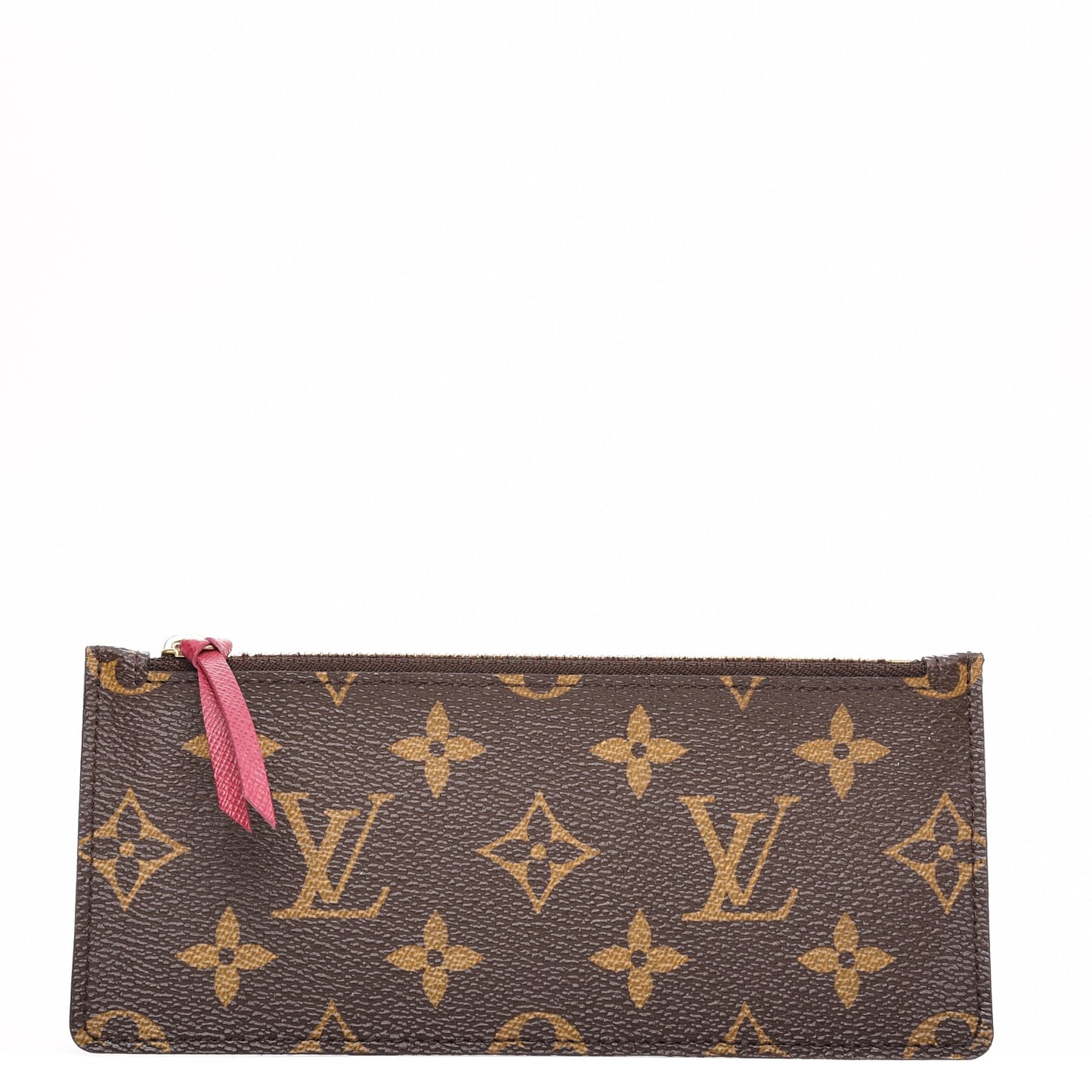 Monogram Josephine Wallet Zippered Insert Fuchsia