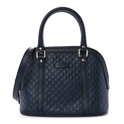 Gucci Soft Microguccissima Mini Dome Bag Blue 1 of 12