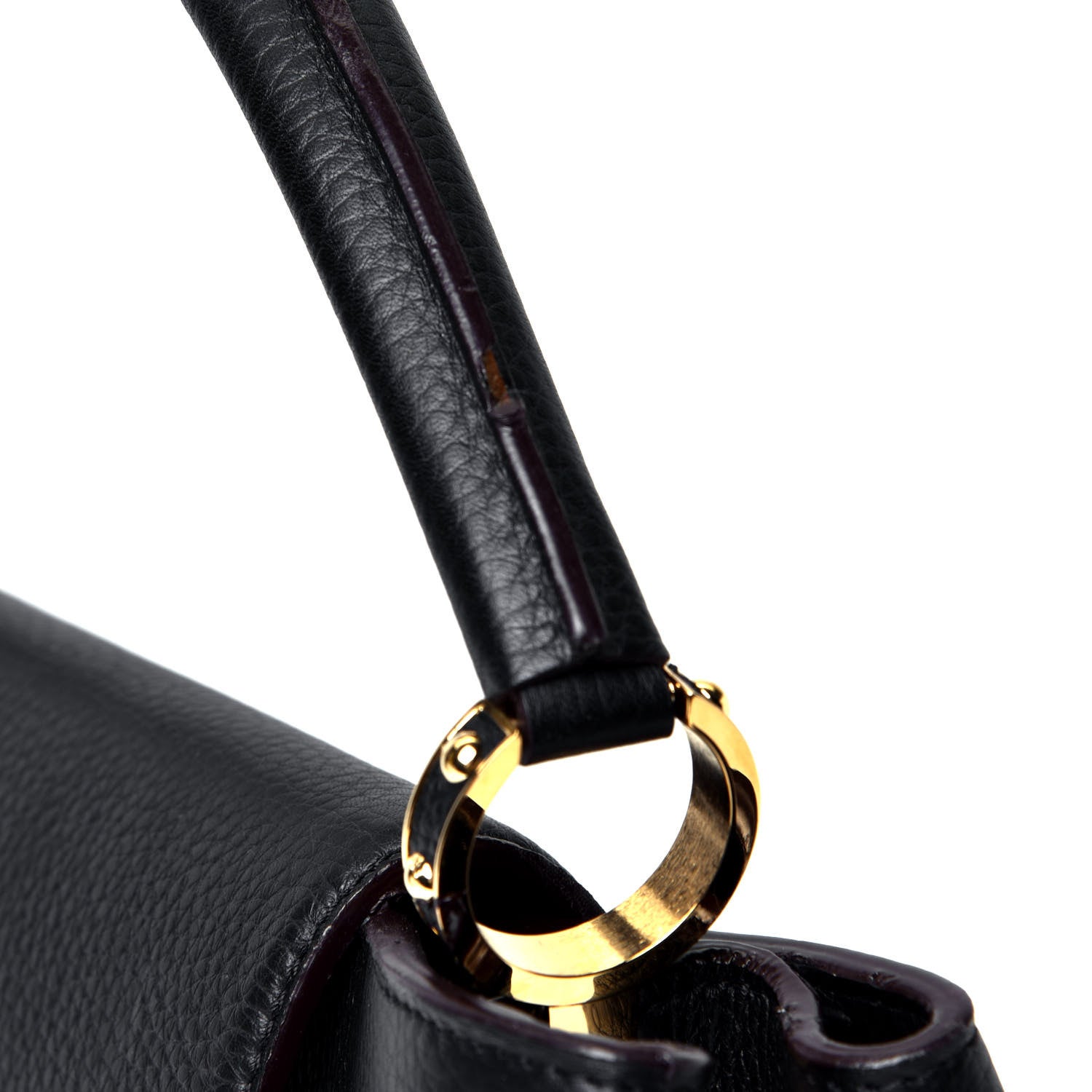 Louis Vuitton Taurillon Capucines GM Black 8 of 12