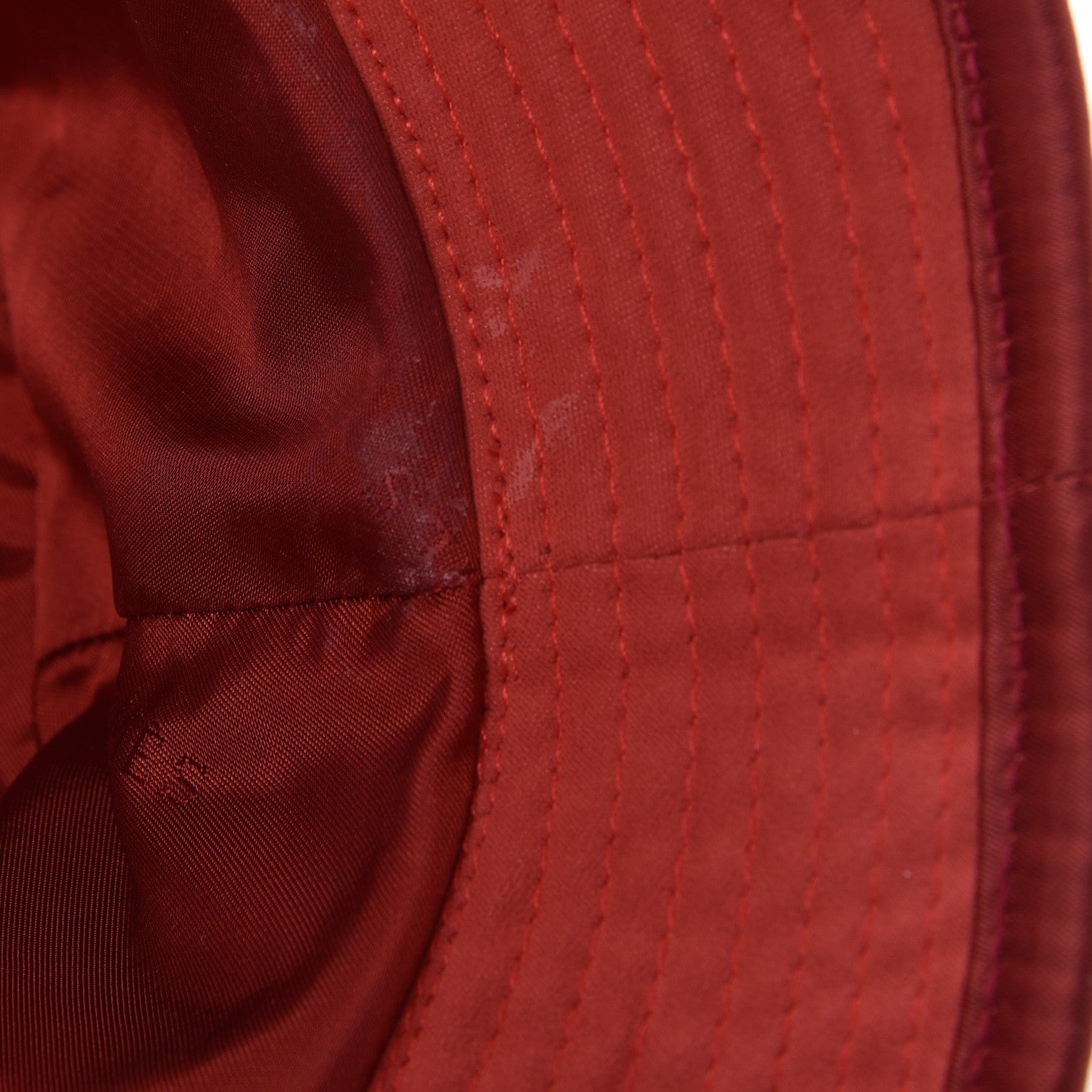 Hermes Polyester Nylon Marais Hat 58 Rouge 8 of 9