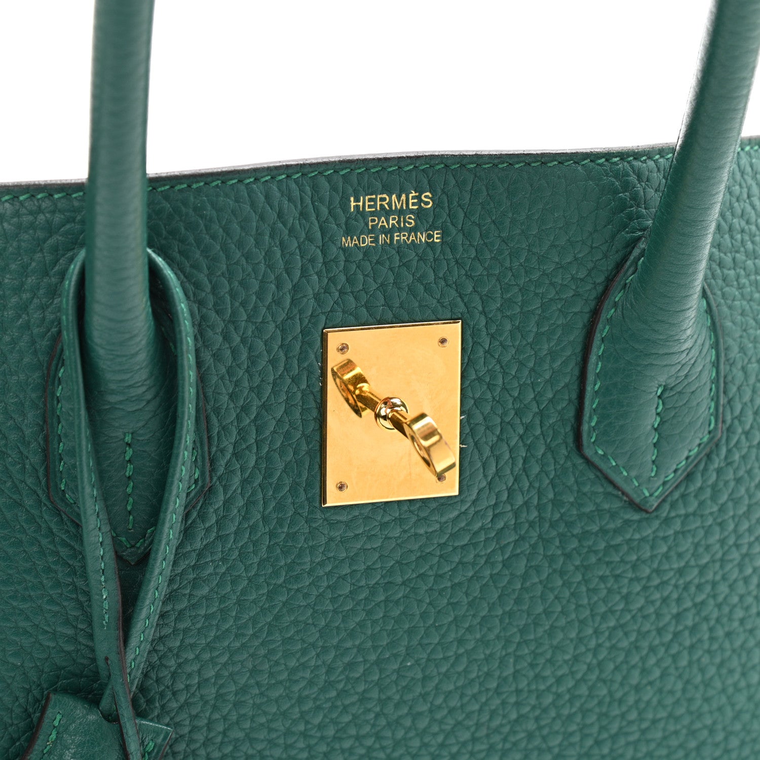 Hermes Togo Birkin 35 Malachite 5 of 23