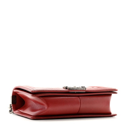 Chanel Lambskin Quilted Medium Boy Flap Red 4 of 13