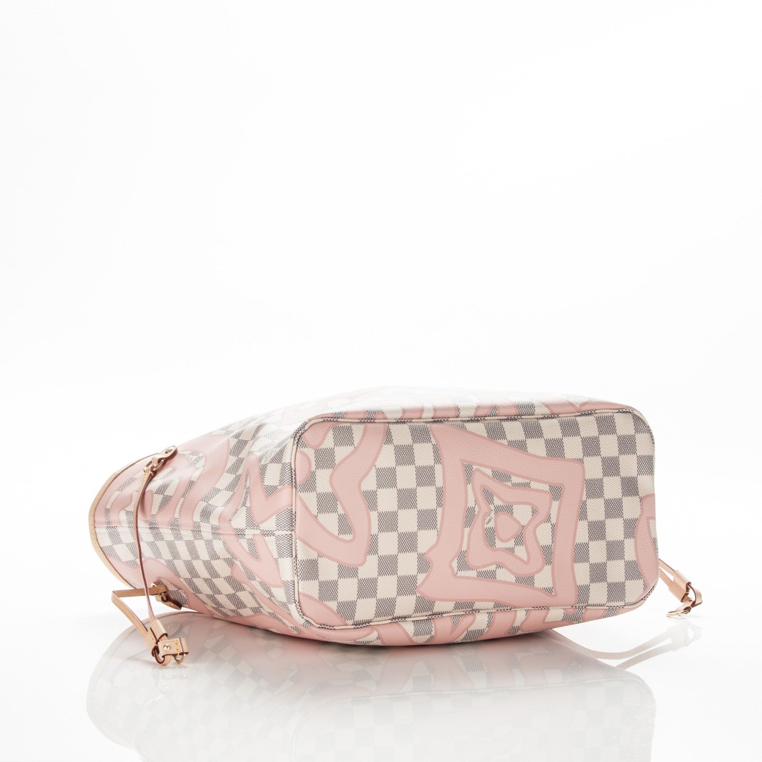 Louis Vuitton Damier Azur Tahitienne Neverfull MM 4 of 8