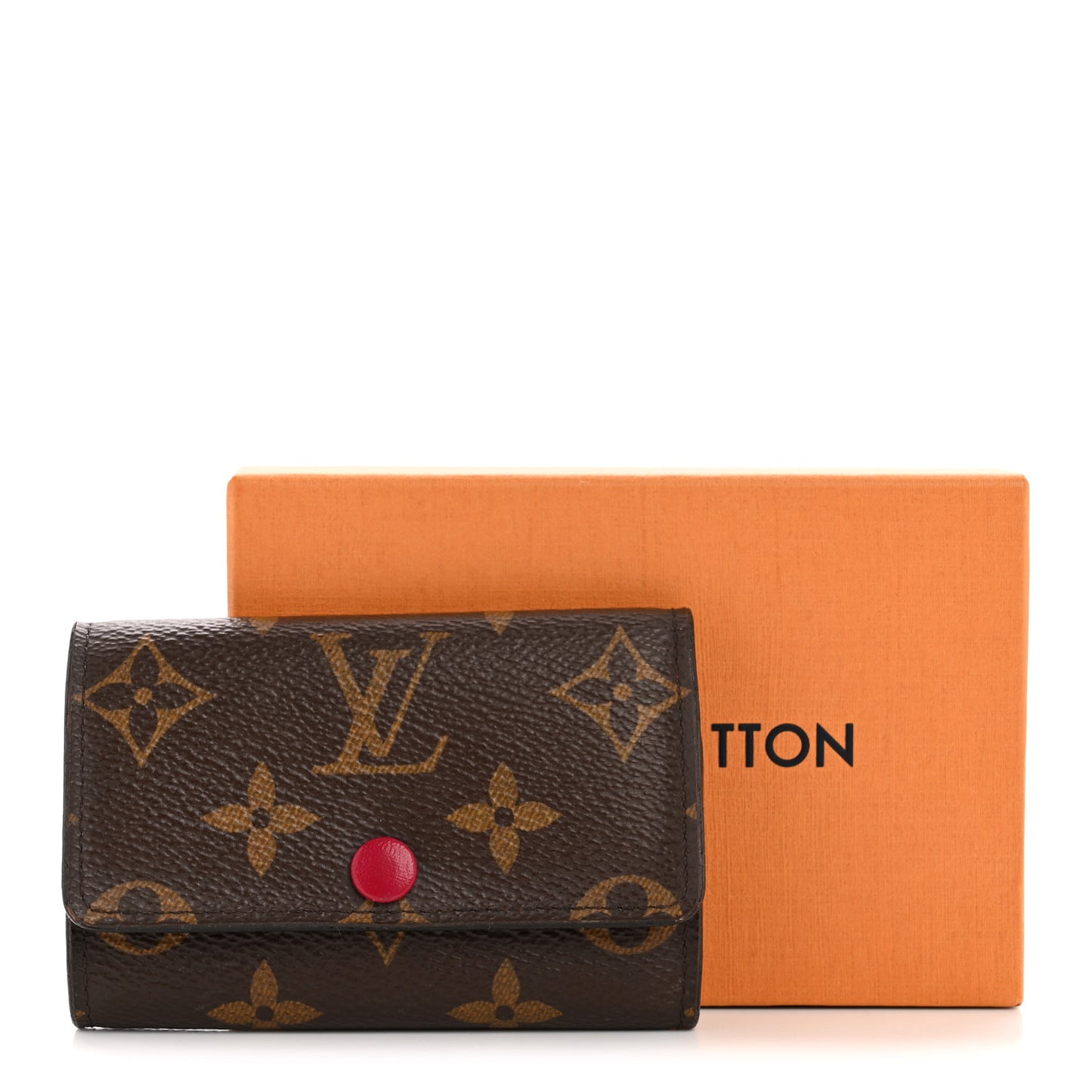 Monogram 6 Key Multicles Holder Fuchsia
