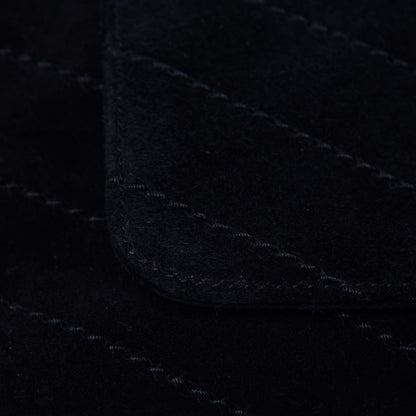 Saint Laurent Suede Chevron Monogram Small Nolita Black 13 of 13