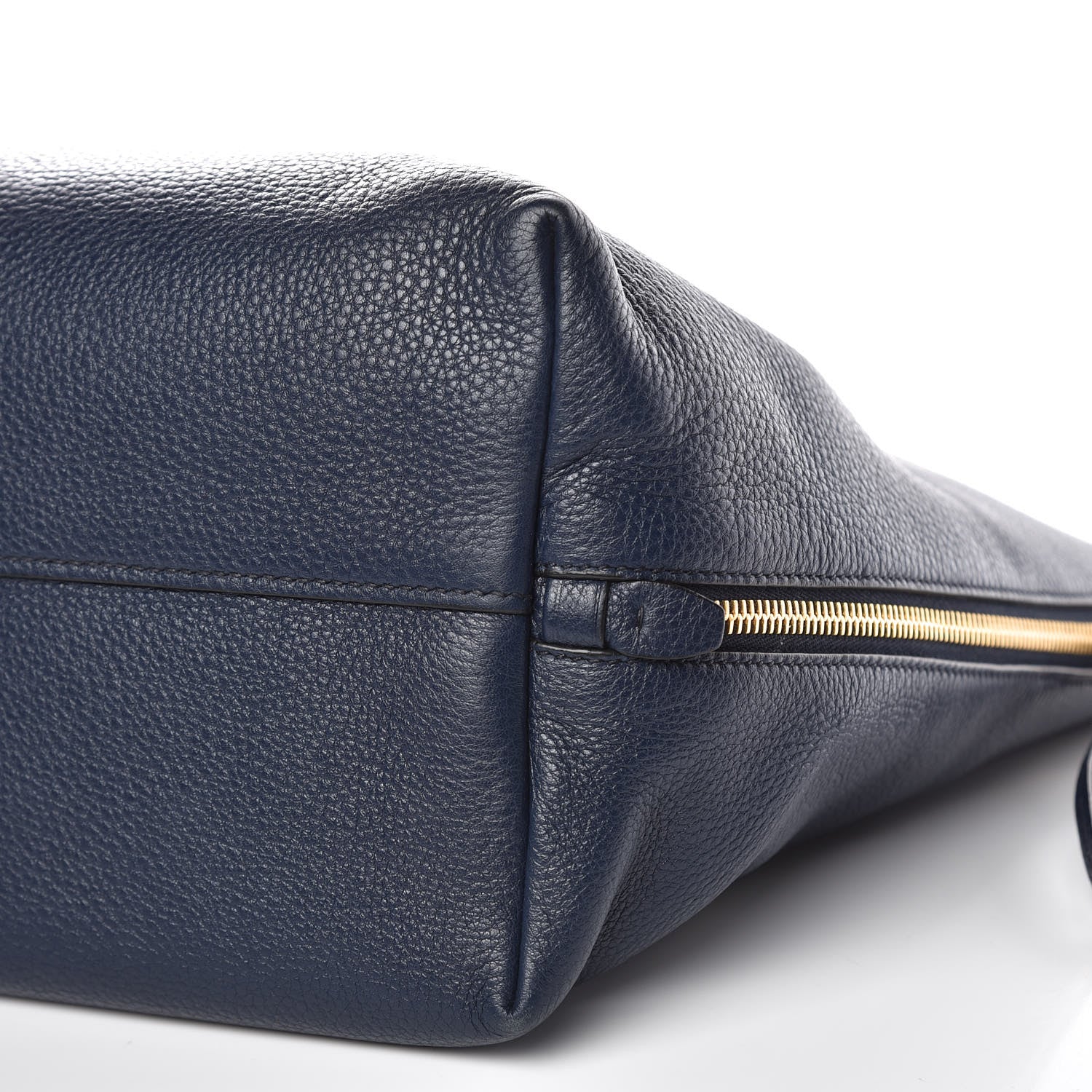 Prada Vitello Daino Side Zip Tote Baltico 10 of 13