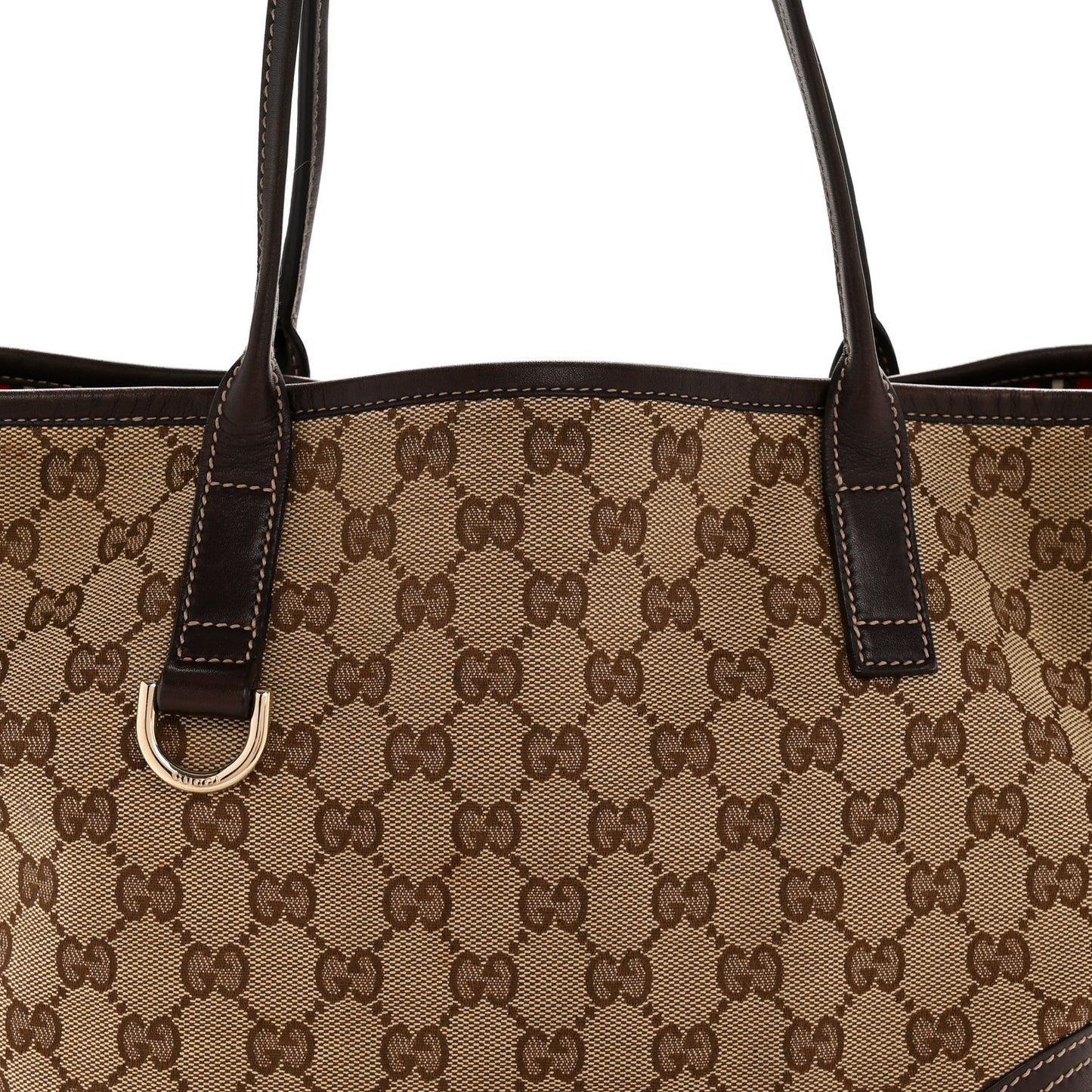 Monogram Medium New Britt Tote Brown