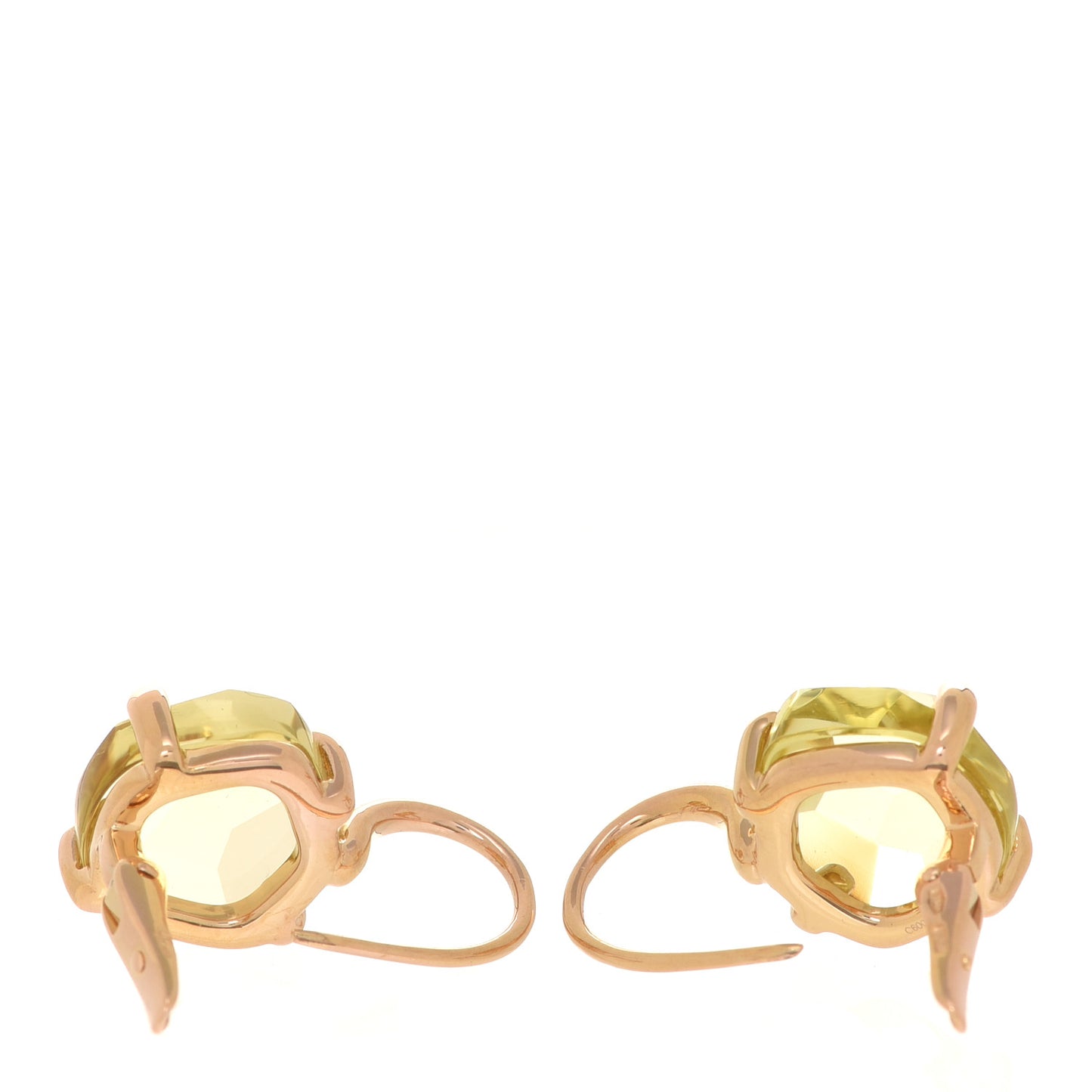 18K Yellow Gold Lemon Quartz Lola Drop Earrings