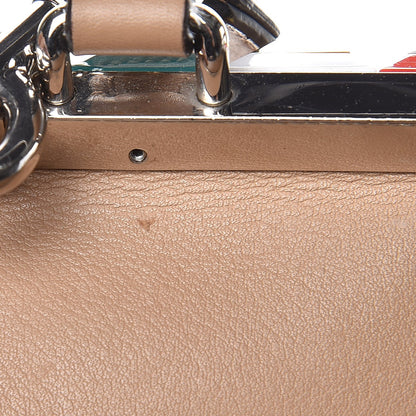 Fendi VItello Dolce Studded Petite 3Jours Tote Cuoio Multicolor 10 of 25