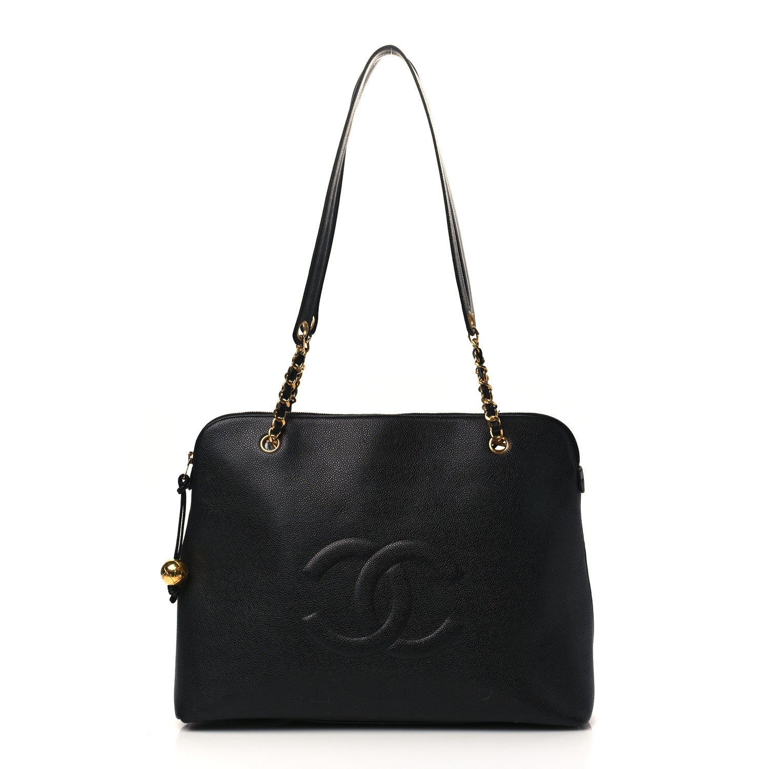Chanel Caviar CC Timeless Tote Black 1 of 8