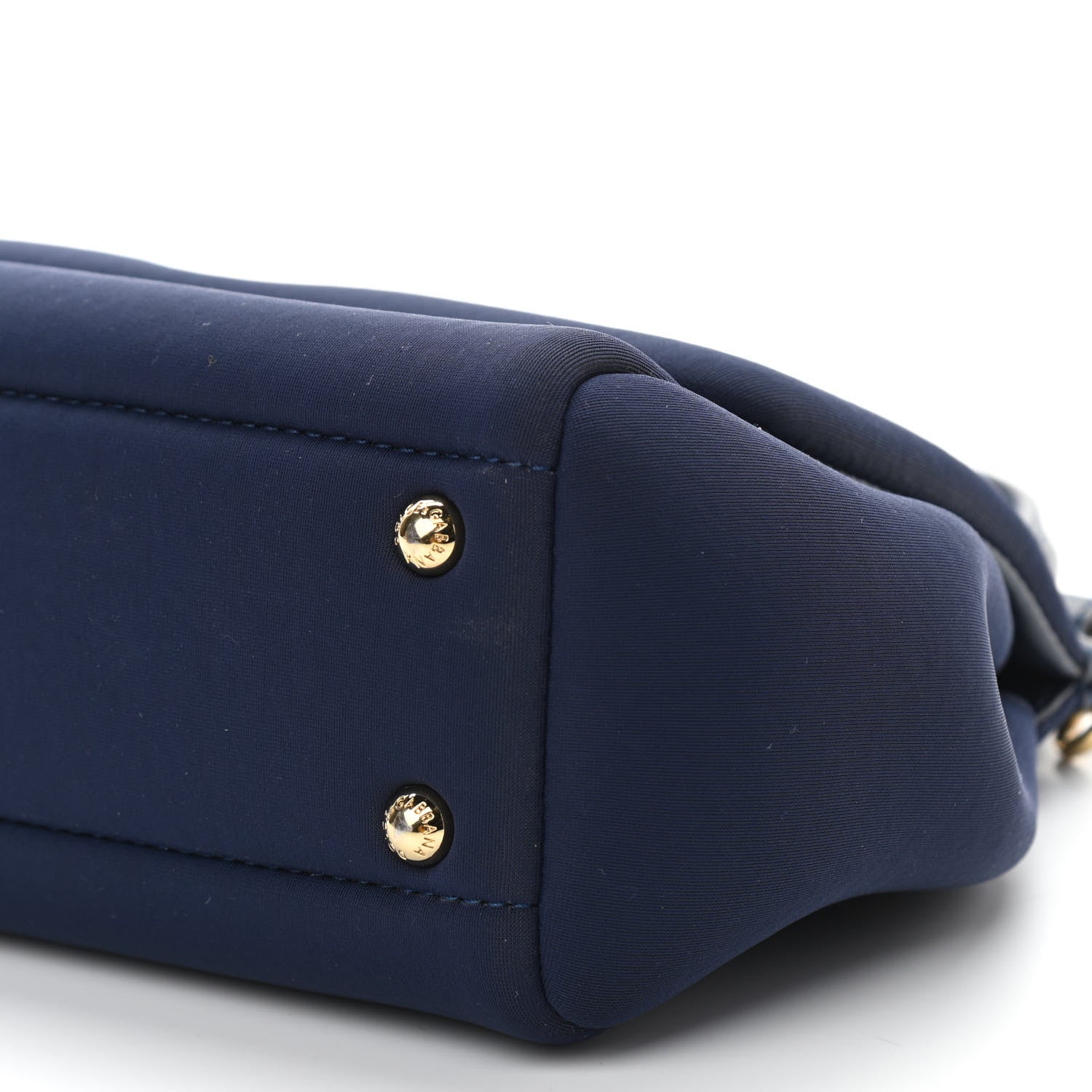Dolce & Gabbana Neoprene Small Miss Sicily Satchel Navy 9 of 10
