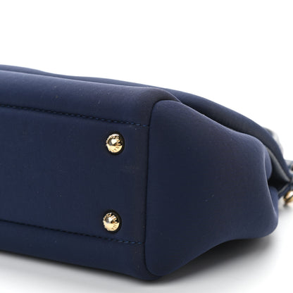 Dolce & Gabbana Neoprene Small Miss Sicily Satchel Navy 9 of 10