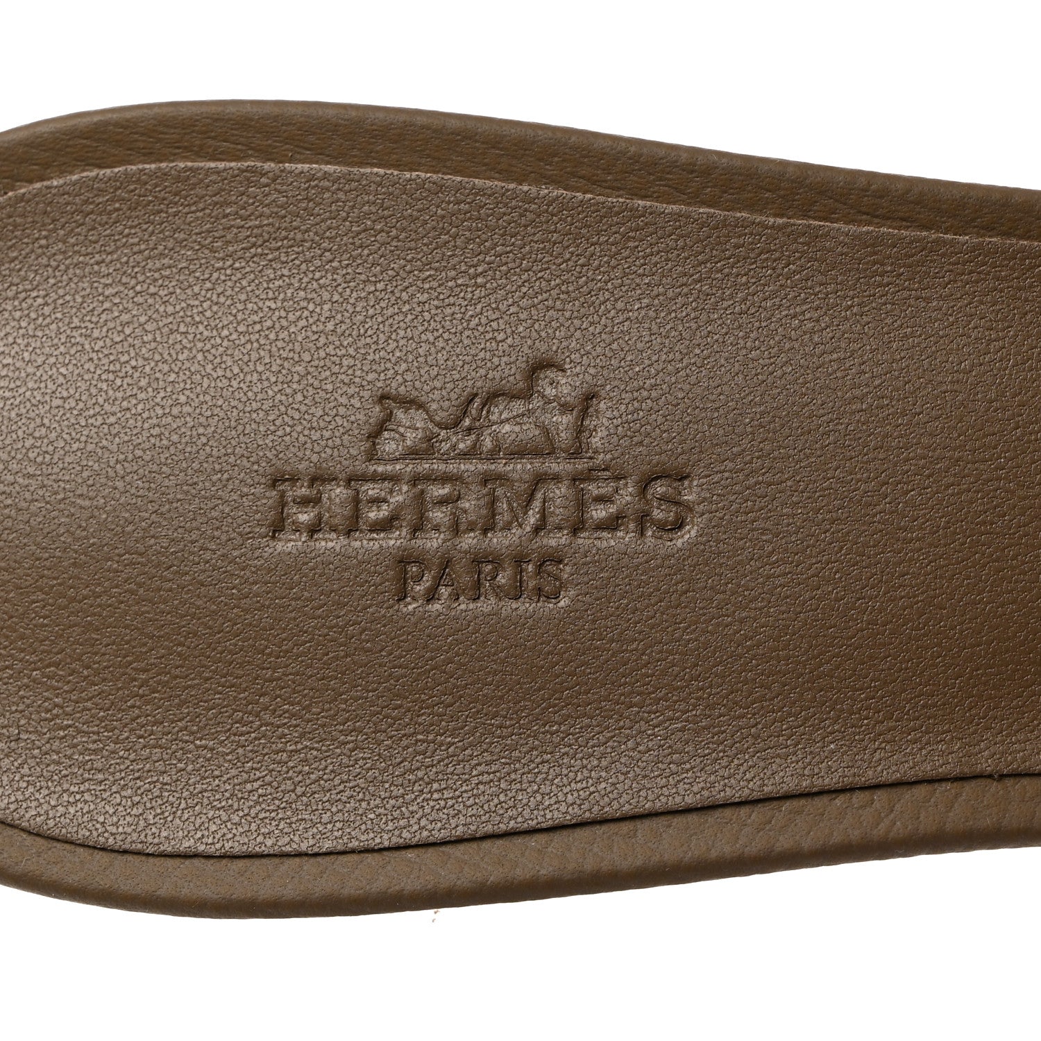 Hermes Epsom Oasis Sandals 41 Etoupe 6 of 9