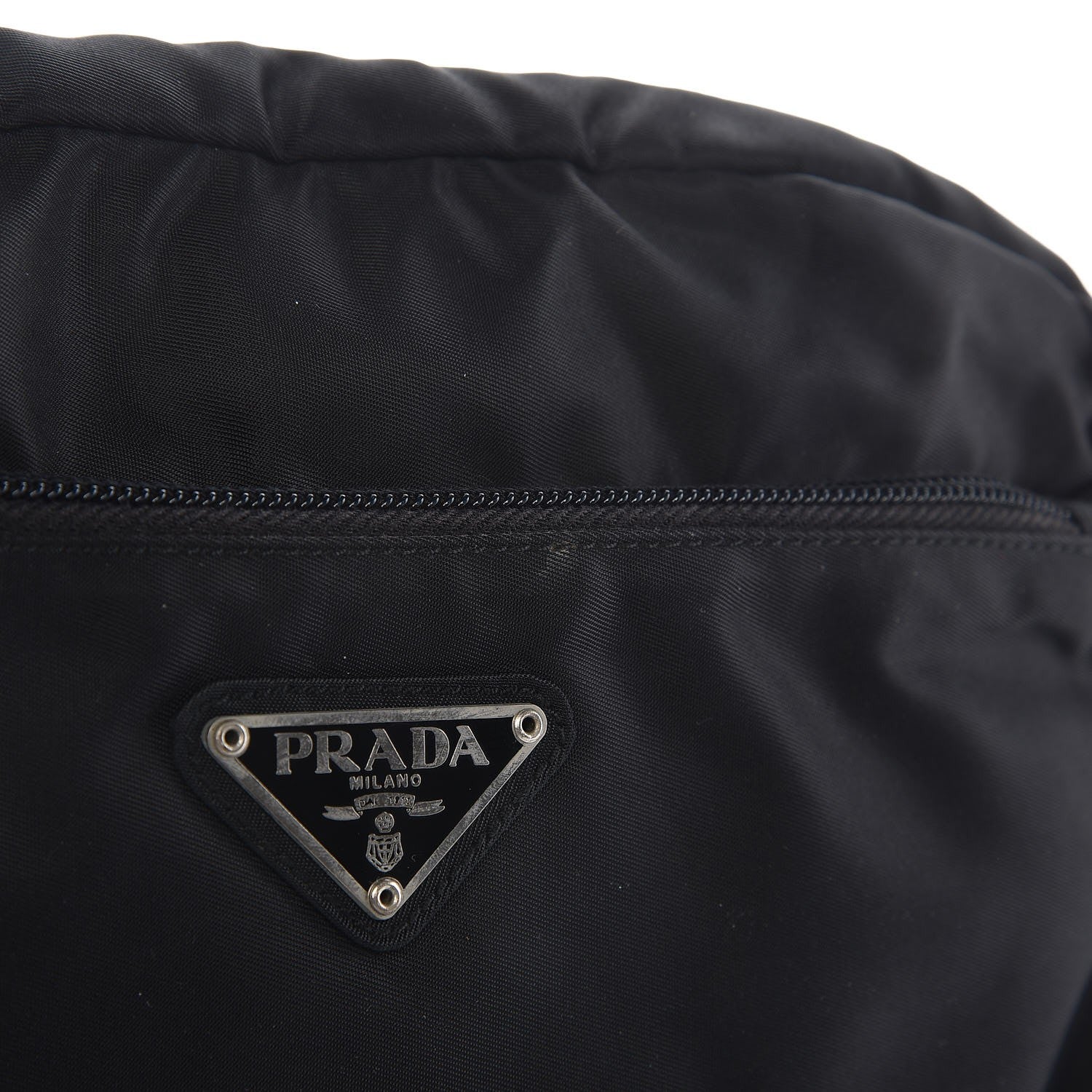 Prada Nylon Vela Small Shoulder Bag Black 10 of 10