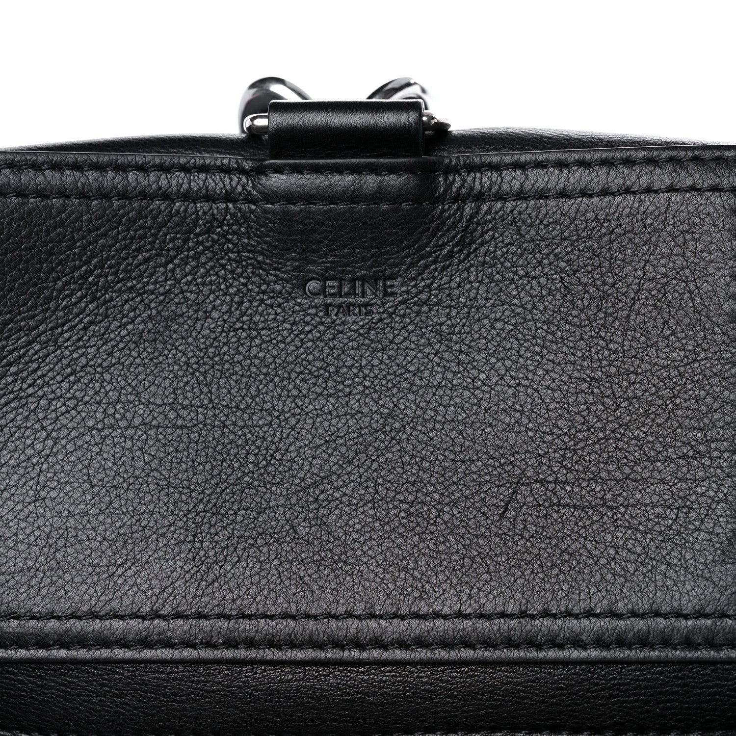 Celine Calfskin Medium Biker Backpack Black 6 of 12