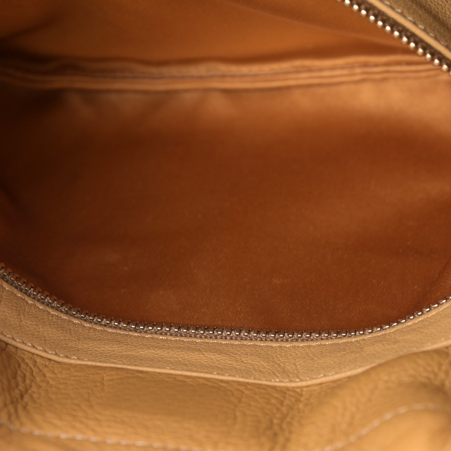 Vitello Daino Shoulder Bag Miele