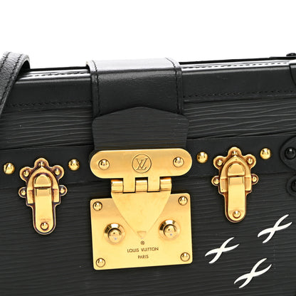 Louis Vuitton Epi Petite Malle Black 8 of 11