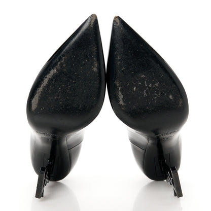 Saint Laurent Patent Calfskin Opyum 110 Pumps 39 Black 6 of 9