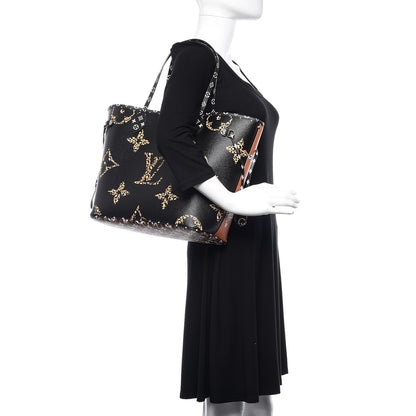 Louis Vuitton Monogram Giant Jungle Neverfull MM Black 2 of 10