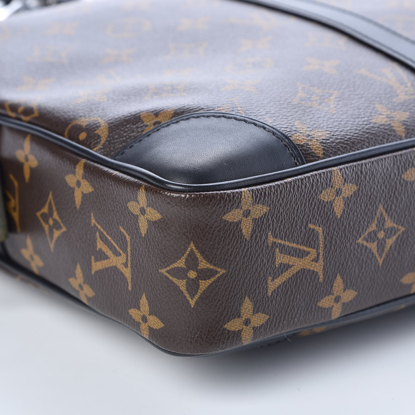 Monogram Macassar Porte Documents Voyage Soft Briefcase
