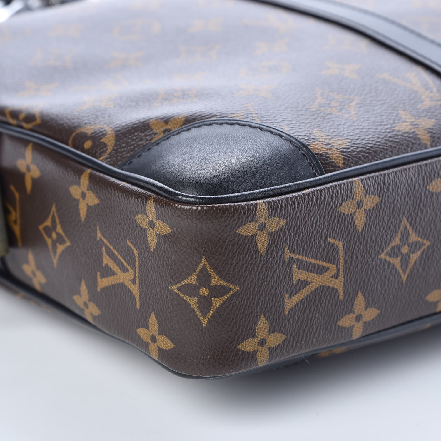 Louis Vuitton Monogram Macassar Porte Documents Voyage Soft Briefcase 8 of 9