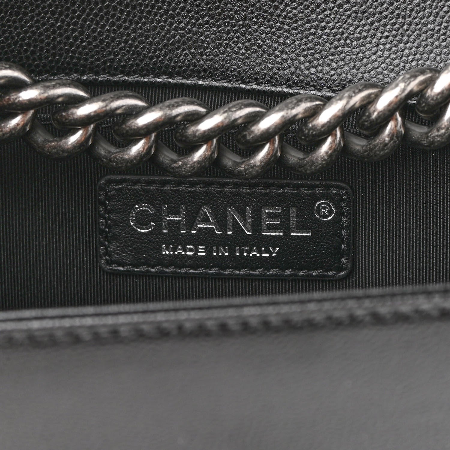 Chanel Caviar Quilted Medium Boy Flap Black 6 of 9