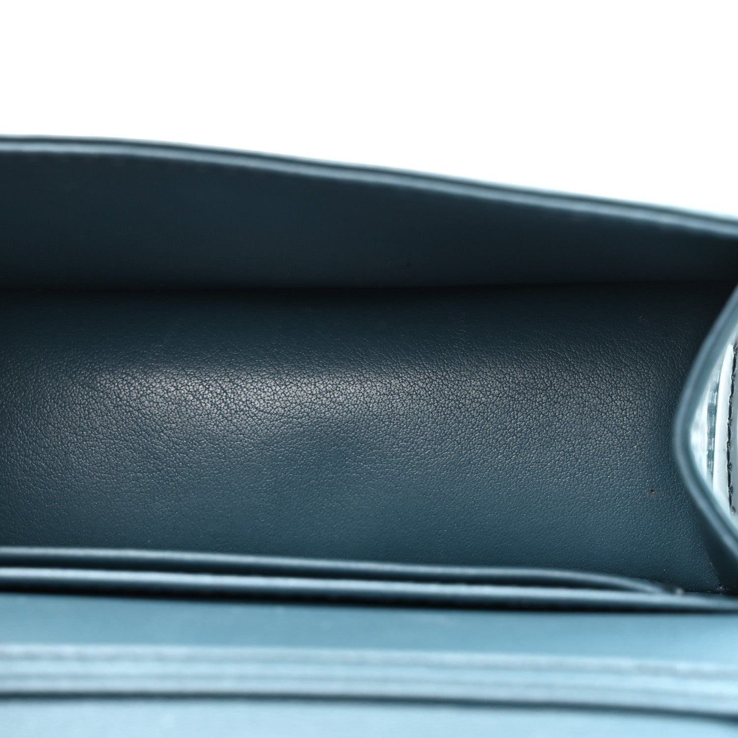 Christian Dior Patent Cannage Nano Lady Dior Pouch Turquoise 5 of 10