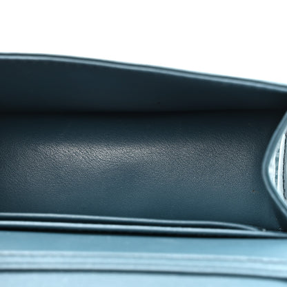 Christian Dior Patent Cannage Nano Lady Dior Pouch Turquoise 5 of 10