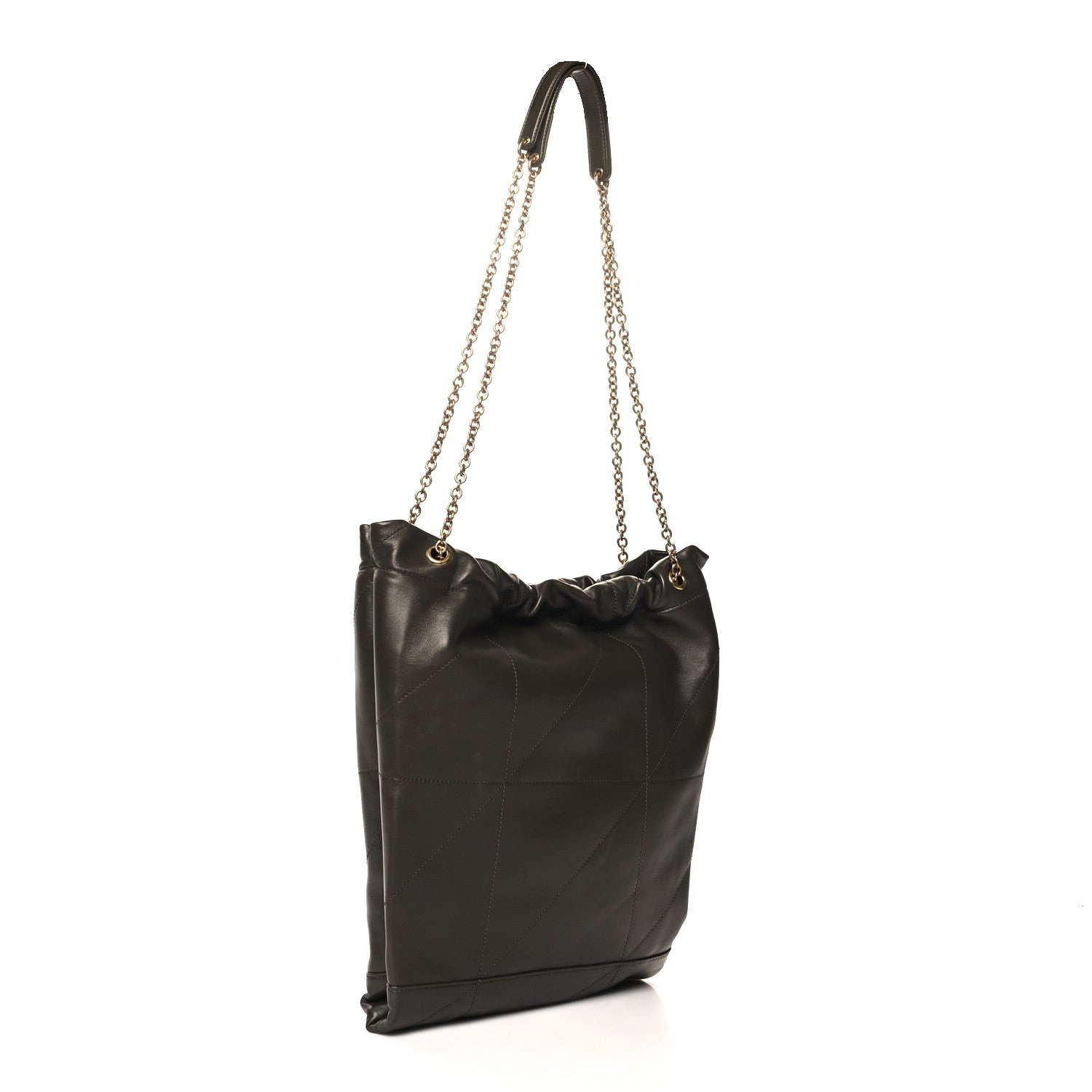 Saint Laurent Lambskin Matelasse Monogram Medium Jamie 4.3 Pochon Light Musk 4 of 11