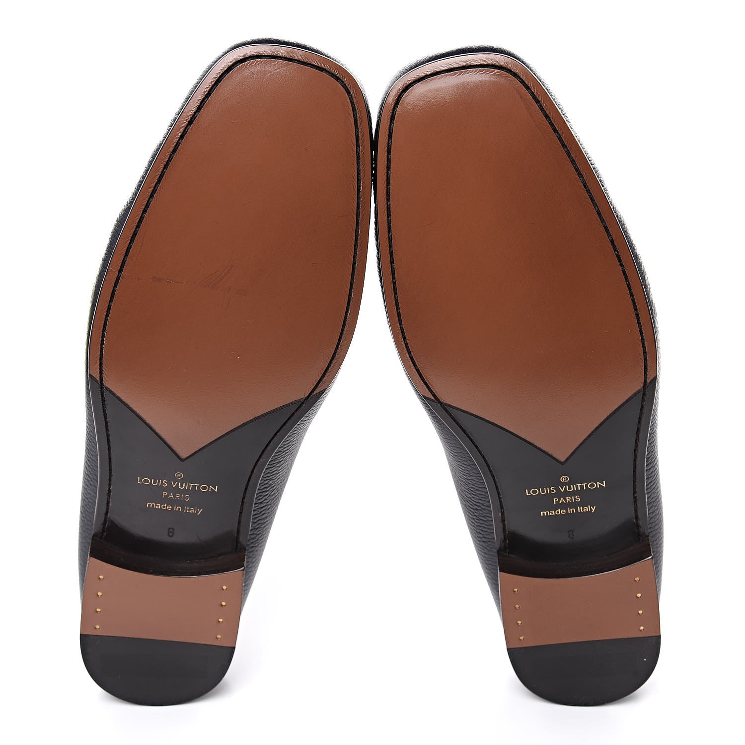 Louis Vuitton Calfskin Mens Montaigne Loafers 8 Marine 8 of 9