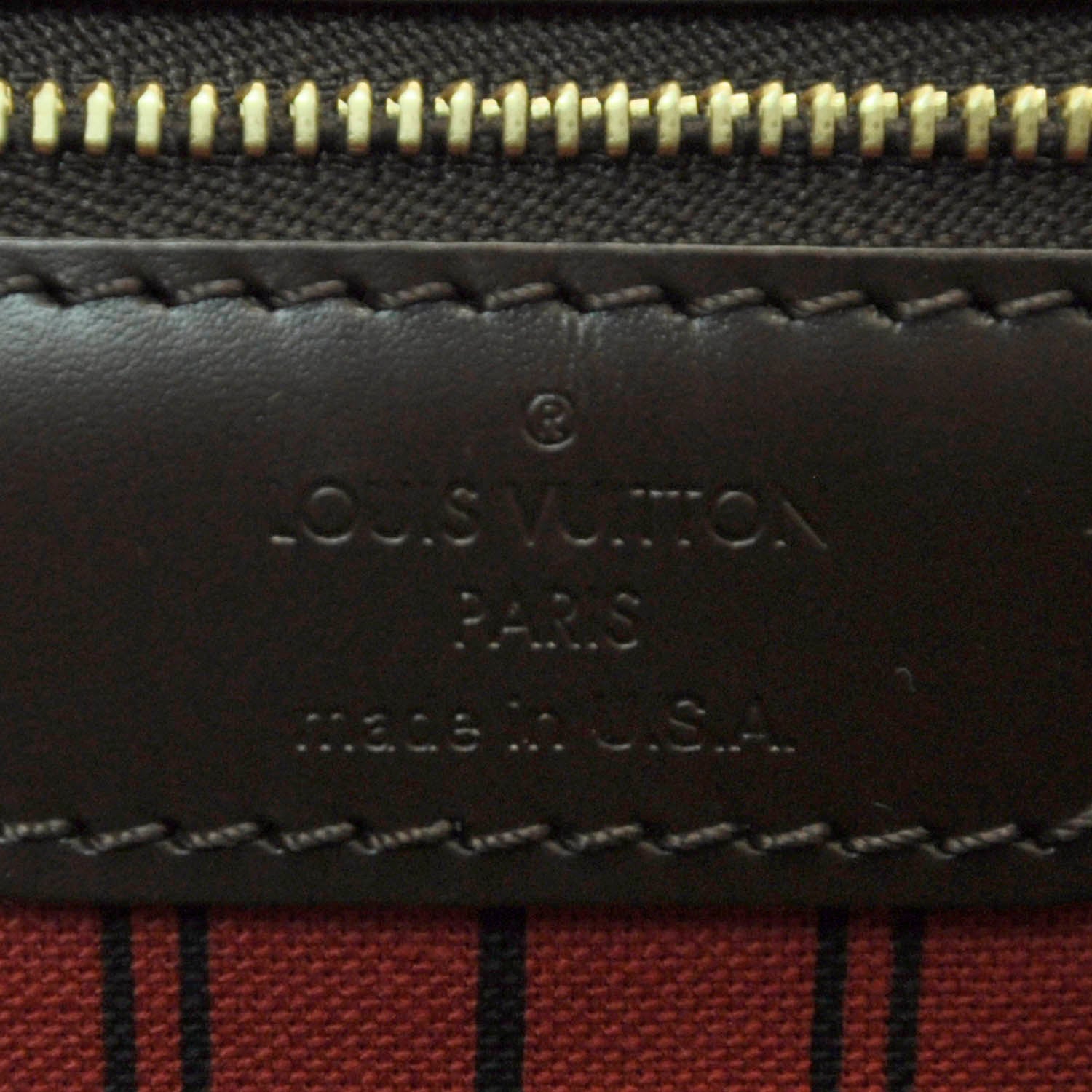 Louis Vuitton Damier Ebene Neverfull GM 9 of 9