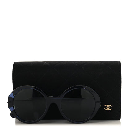 Chanel Acetate Chain Sunglasses 5511 Blue 7 of 7