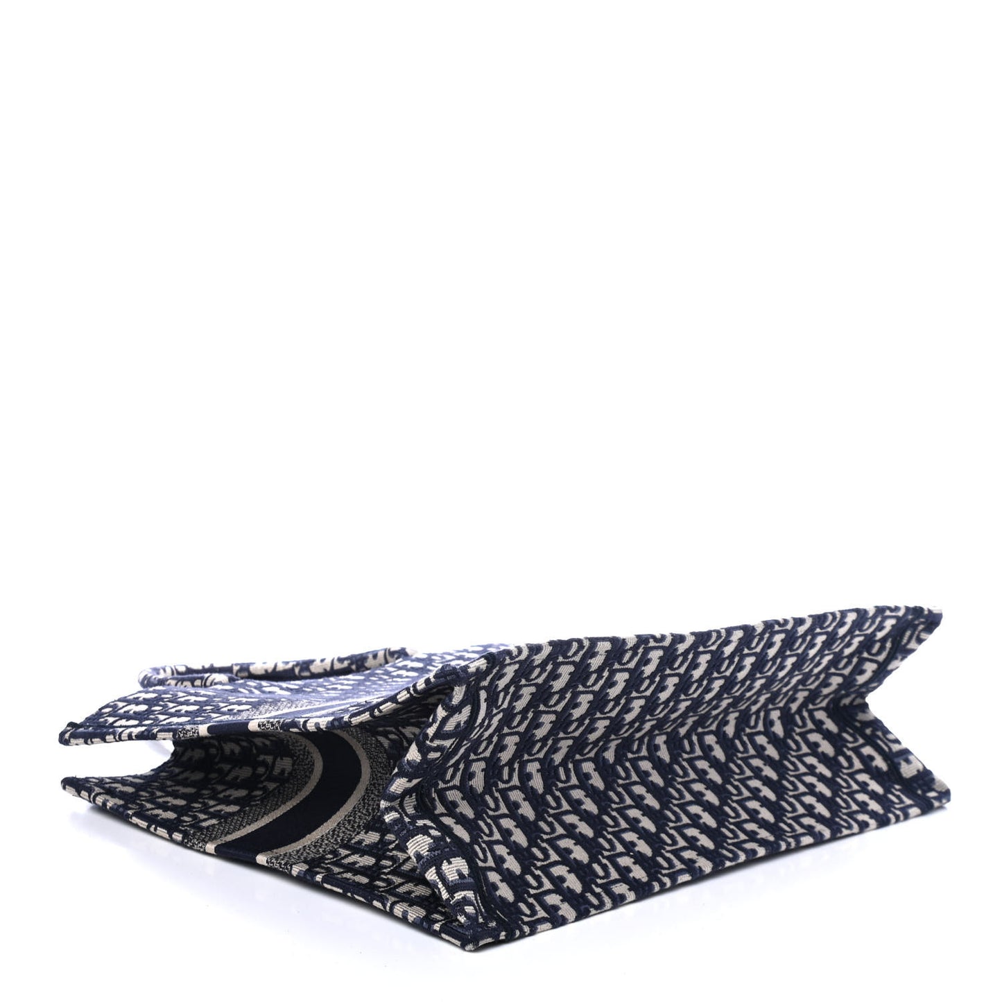 Oblique Book Tote Blue Multicolor