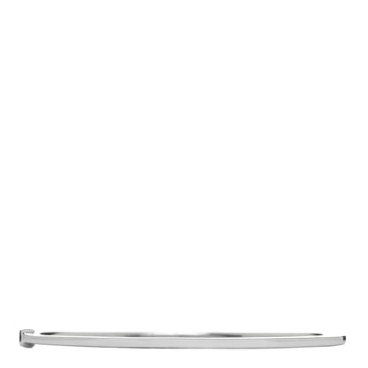 Tiffany 18K White Gold Diamond Metro Bangle Bracelet 2 of 5