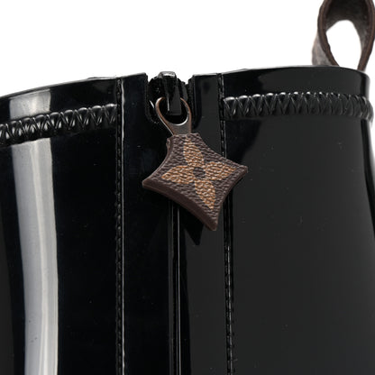 Louis Vuitton Rubber Silhouette Ankle Boots 38 Black 10 of 11
