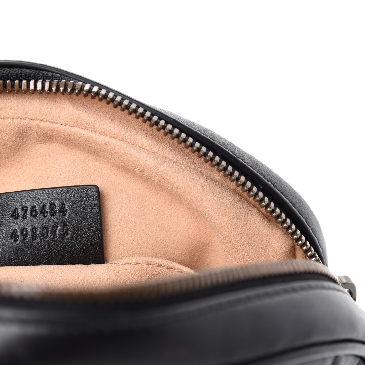 Gucci Calfskin Matelasse GG Marmont Belt Bag 75 30 Black 9 of 11