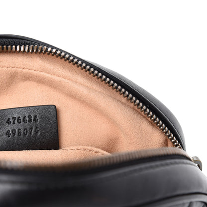 Gucci Calfskin Matelasse GG Marmont Belt Bag 75 30 Black 9 of 11