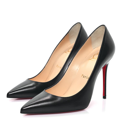 Christian Louboutin Shiny Nappa Kate 100 Pumps 35.5 Black 3 of 8