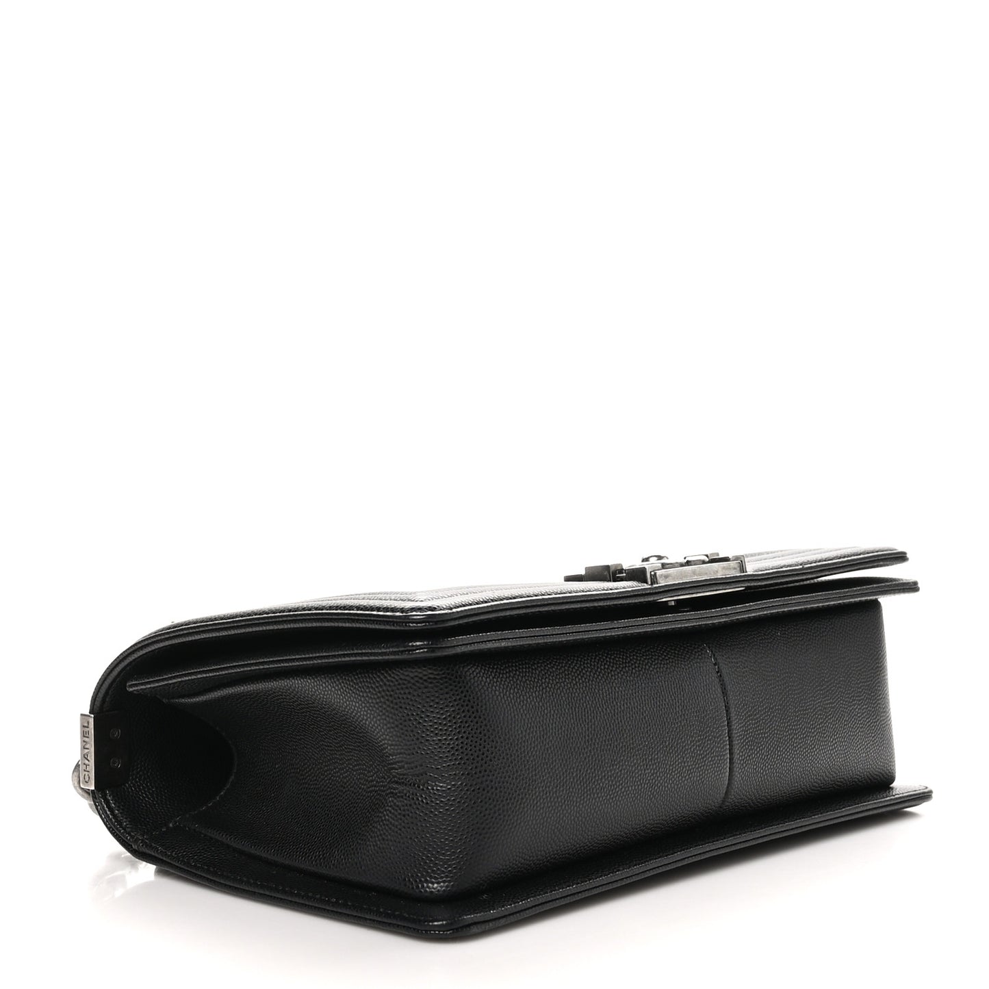 Caviar Quilted Medium Boy Flap Black