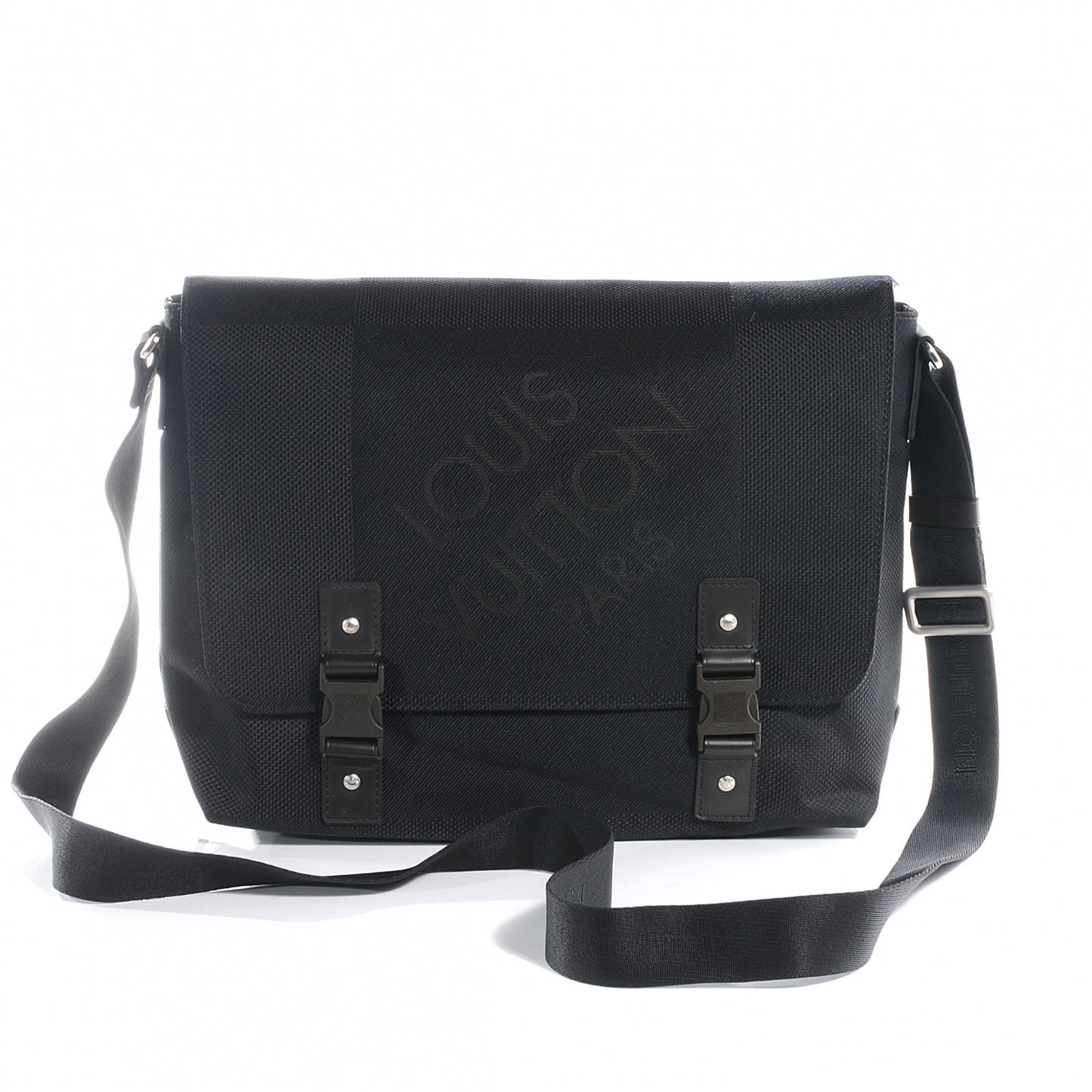 Damier Geant Loup Messenger Bag Black