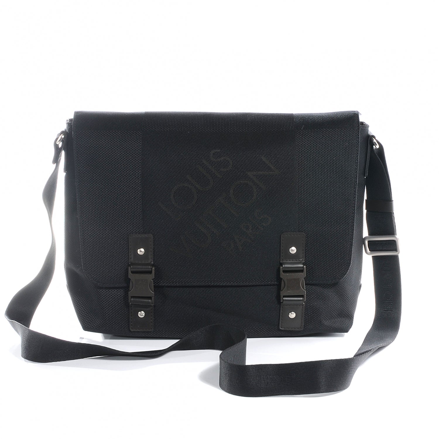 Louis Vuitton Damier Geant Loup Messenger Bag Black 1 of 8