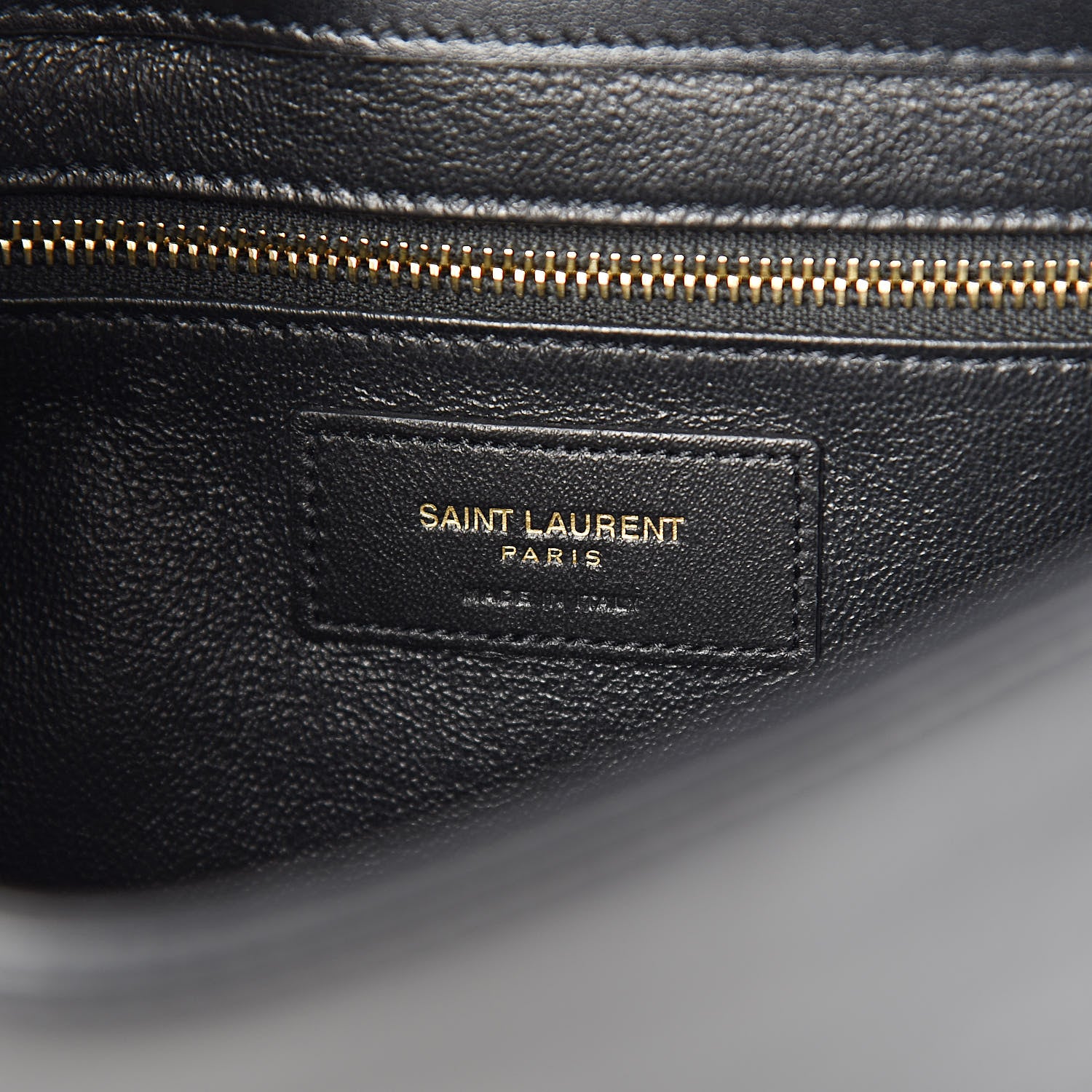 Saint Laurent Calfskin Quilted Y Joan Satchel Black 6 of 10